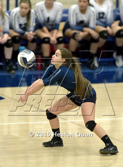Thumbnail 3 in Upland Christian Academy vs. Santa Clarita Christian (CIF-SS D5AA Final) photogallery.