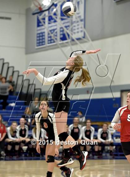 Thumbnail 1 in Upland Christian Academy vs. Santa Clarita Christian (CIF-SS D5AA Final) photogallery.