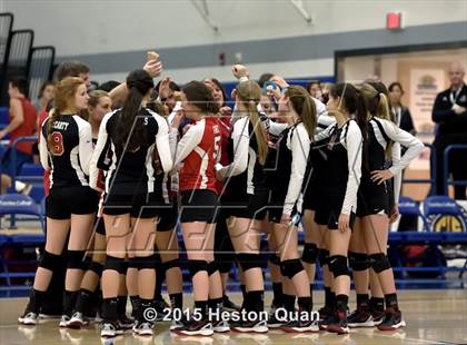 Thumbnail 3 in Upland Christian Academy vs. Santa Clarita Christian (CIF-SS D5AA Final) photogallery.
