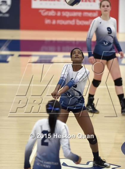 Thumbnail 1 in Upland Christian Academy vs. Santa Clarita Christian (CIF-SS D5AA Final) photogallery.