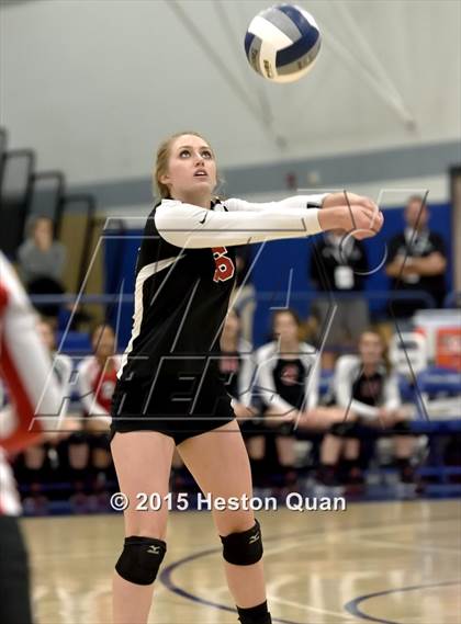 Thumbnail 2 in Upland Christian Academy vs. Santa Clarita Christian (CIF-SS D5AA Final) photogallery.