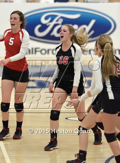 Thumbnail 3 in Upland Christian Academy vs. Santa Clarita Christian (CIF-SS D5AA Final) photogallery.