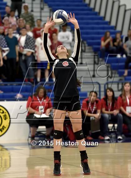 Thumbnail 3 in Upland Christian Academy vs. Santa Clarita Christian (CIF-SS D5AA Final) photogallery.