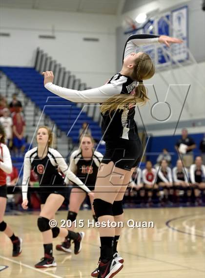 Thumbnail 1 in Upland Christian Academy vs. Santa Clarita Christian (CIF-SS D5AA Final) photogallery.