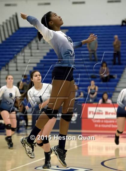 Thumbnail 2 in Upland Christian Academy vs. Santa Clarita Christian (CIF-SS D5AA Final) photogallery.
