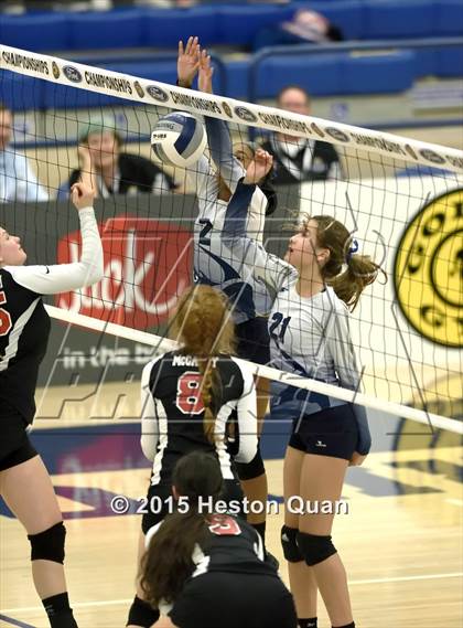 Thumbnail 3 in Upland Christian Academy vs. Santa Clarita Christian (CIF-SS D5AA Final) photogallery.
