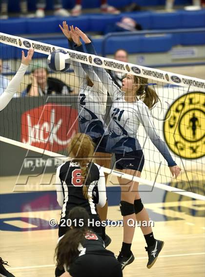 Thumbnail 2 in Upland Christian Academy vs. Santa Clarita Christian (CIF-SS D5AA Final) photogallery.
