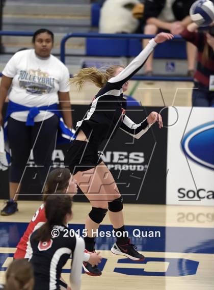 Thumbnail 3 in Upland Christian Academy vs. Santa Clarita Christian (CIF-SS D5AA Final) photogallery.