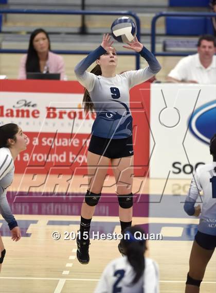 Thumbnail 3 in Upland Christian Academy vs. Santa Clarita Christian (CIF-SS D5AA Final) photogallery.