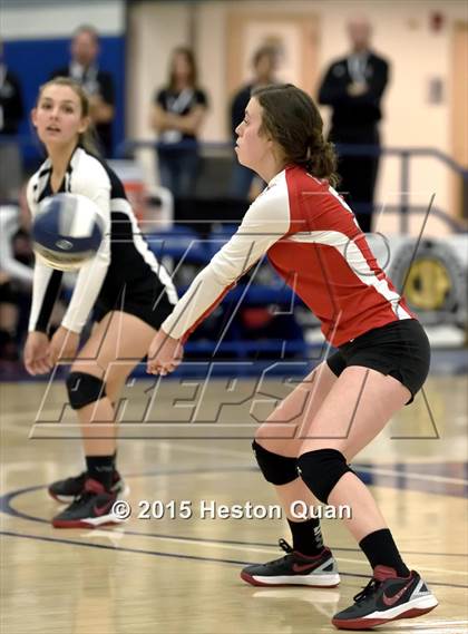 Thumbnail 1 in Upland Christian Academy vs. Santa Clarita Christian (CIF-SS D5AA Final) photogallery.
