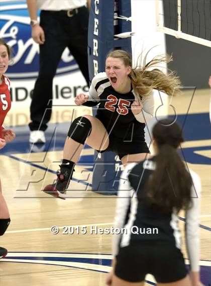 Thumbnail 3 in Upland Christian Academy vs. Santa Clarita Christian (CIF-SS D5AA Final) photogallery.
