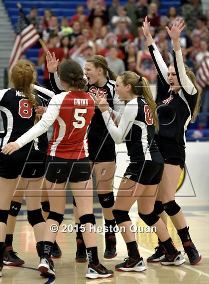Thumbnail 1 in Upland Christian Academy vs. Santa Clarita Christian (CIF-SS D5AA Final) photogallery.