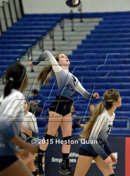 Thumbnail 1 in Upland Christian Academy vs. Santa Clarita Christian (CIF-SS D5AA Final) photogallery.
