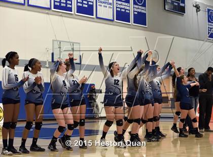 Thumbnail 2 in Upland Christian Academy vs. Santa Clarita Christian (CIF-SS D5AA Final) photogallery.