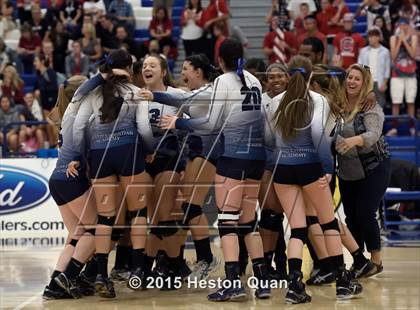 Thumbnail 3 in Upland Christian Academy vs. Santa Clarita Christian (CIF-SS D5AA Final) photogallery.