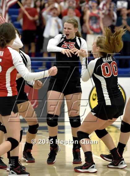 Thumbnail 2 in Upland Christian Academy vs. Santa Clarita Christian (CIF-SS D5AA Final) photogallery.