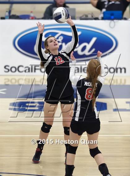 Thumbnail 2 in Upland Christian Academy vs. Santa Clarita Christian (CIF-SS D5AA Final) photogallery.