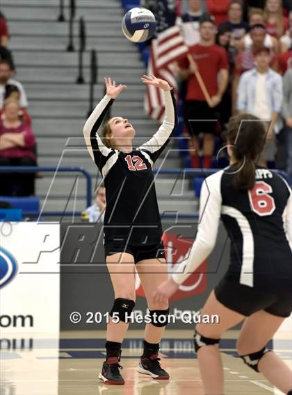 Thumbnail 3 in Upland Christian Academy vs. Santa Clarita Christian (CIF-SS D5AA Final) photogallery.
