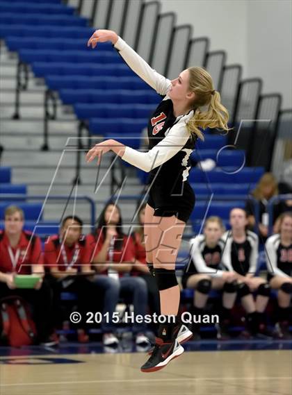 Thumbnail 2 in Upland Christian Academy vs. Santa Clarita Christian (CIF-SS D5AA Final) photogallery.