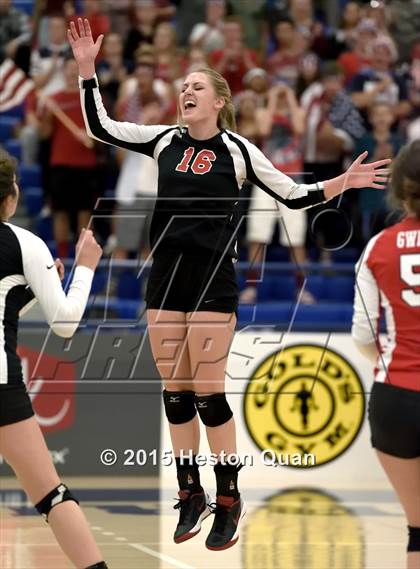 Thumbnail 2 in Upland Christian Academy vs. Santa Clarita Christian (CIF-SS D5AA Final) photogallery.