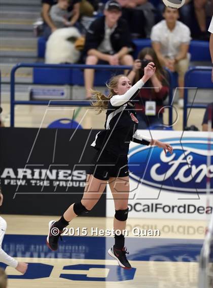 Thumbnail 2 in Upland Christian Academy vs. Santa Clarita Christian (CIF-SS D5AA Final) photogallery.