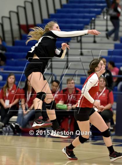 Thumbnail 2 in Upland Christian Academy vs. Santa Clarita Christian (CIF-SS D5AA Final) photogallery.
