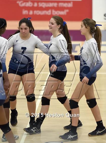 Thumbnail 2 in Upland Christian Academy vs. Santa Clarita Christian (CIF-SS D5AA Final) photogallery.