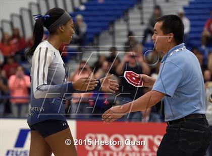 Thumbnail 3 in Upland Christian Academy vs. Santa Clarita Christian (CIF-SS D5AA Final) photogallery.