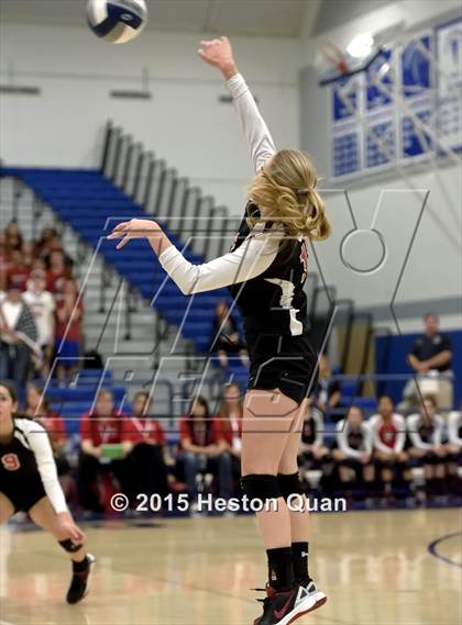 Thumbnail 2 in Upland Christian Academy vs. Santa Clarita Christian (CIF-SS D5AA Final) photogallery.