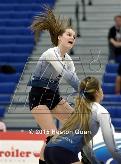 Thumbnail 1 in Upland Christian Academy vs. Santa Clarita Christian (CIF-SS D5AA Final) photogallery.