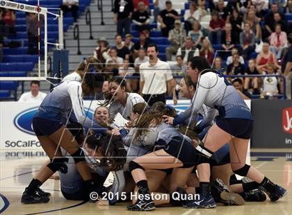 Thumbnail 2 in Upland Christian Academy vs. Santa Clarita Christian (CIF-SS D5AA Final) photogallery.