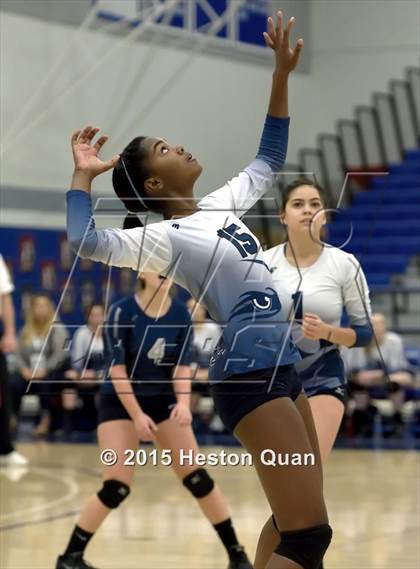 Thumbnail 2 in Upland Christian Academy vs. Santa Clarita Christian (CIF-SS D5AA Final) photogallery.