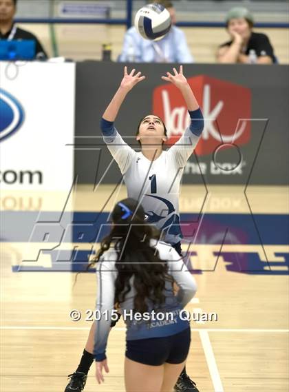 Thumbnail 3 in Upland Christian Academy vs. Santa Clarita Christian (CIF-SS D5AA Final) photogallery.