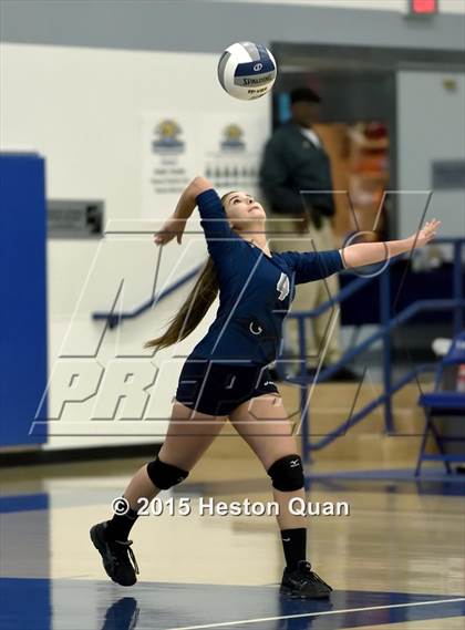 Thumbnail 2 in Upland Christian Academy vs. Santa Clarita Christian (CIF-SS D5AA Final) photogallery.