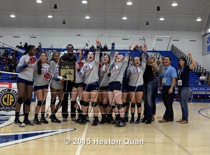 Thumbnail 1 in Upland Christian Academy vs. Santa Clarita Christian (CIF-SS D5AA Final) photogallery.