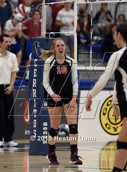 Thumbnail 2 in Upland Christian Academy vs. Santa Clarita Christian (CIF-SS D5AA Final) photogallery.