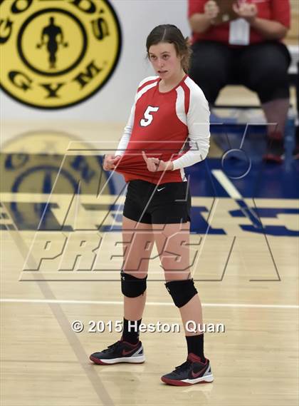 Thumbnail 3 in Upland Christian Academy vs. Santa Clarita Christian (CIF-SS D5AA Final) photogallery.