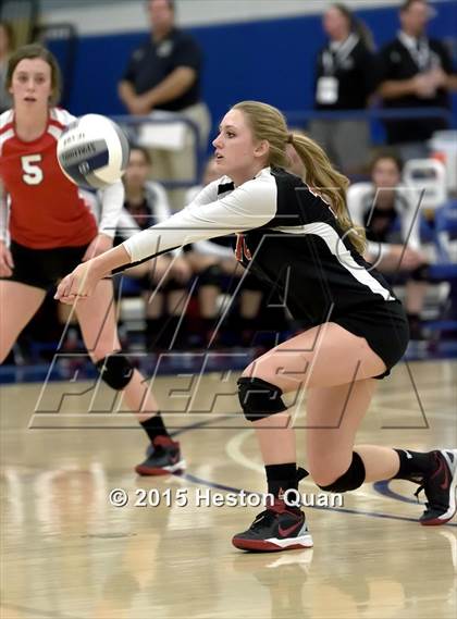 Thumbnail 3 in Upland Christian Academy vs. Santa Clarita Christian (CIF-SS D5AA Final) photogallery.