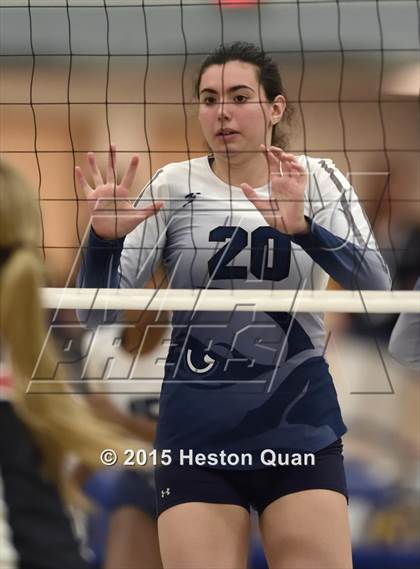 Thumbnail 2 in Upland Christian Academy vs. Santa Clarita Christian (CIF-SS D5AA Final) photogallery.