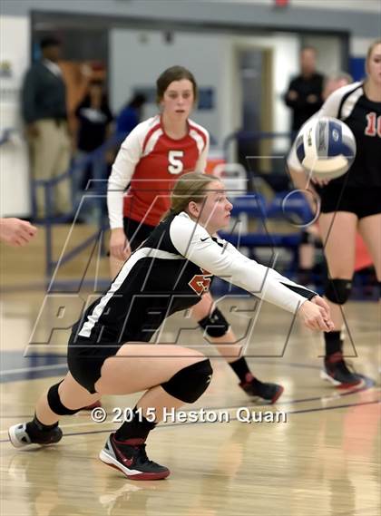 Thumbnail 2 in Upland Christian Academy vs. Santa Clarita Christian (CIF-SS D5AA Final) photogallery.
