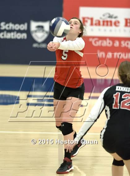 Thumbnail 3 in Upland Christian Academy vs. Santa Clarita Christian (CIF-SS D5AA Final) photogallery.