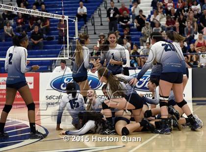 Thumbnail 1 in Upland Christian Academy vs. Santa Clarita Christian (CIF-SS D5AA Final) photogallery.