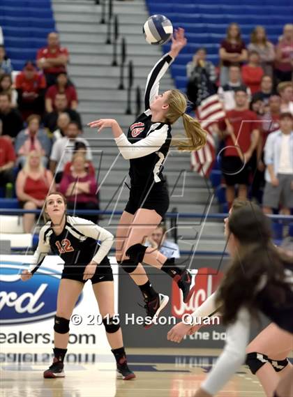 Thumbnail 2 in Upland Christian Academy vs. Santa Clarita Christian (CIF-SS D5AA Final) photogallery.