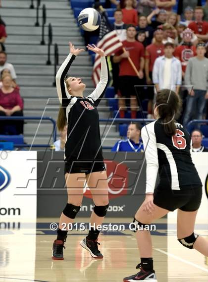 Thumbnail 2 in Upland Christian Academy vs. Santa Clarita Christian (CIF-SS D5AA Final) photogallery.