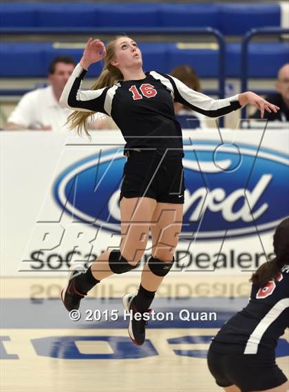 Thumbnail 3 in Upland Christian Academy vs. Santa Clarita Christian (CIF-SS D5AA Final) photogallery.