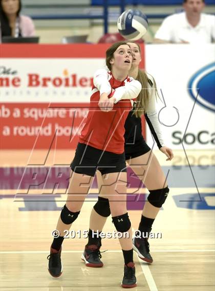 Thumbnail 2 in Upland Christian Academy vs. Santa Clarita Christian (CIF-SS D5AA Final) photogallery.