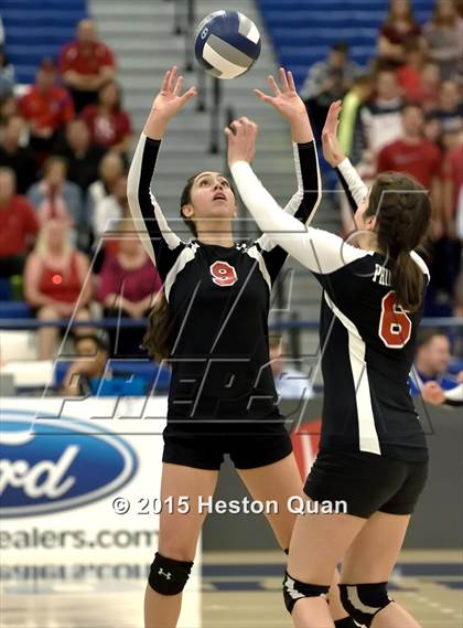 Thumbnail 2 in Upland Christian Academy vs. Santa Clarita Christian (CIF-SS D5AA Final) photogallery.