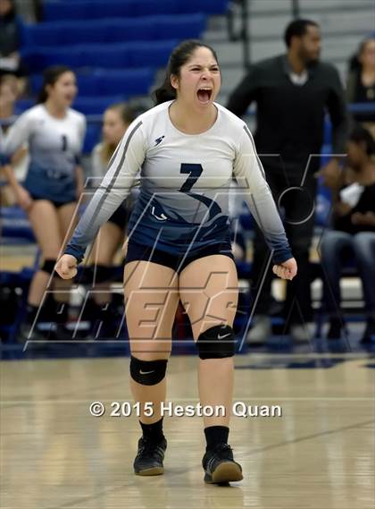 Thumbnail 3 in Upland Christian Academy vs. Santa Clarita Christian (CIF-SS D5AA Final) photogallery.