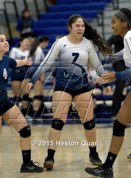 Thumbnail 3 in Upland Christian Academy vs. Santa Clarita Christian (CIF-SS D5AA Final) photogallery.