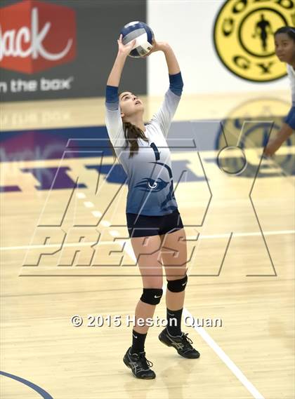 Thumbnail 3 in Upland Christian Academy vs. Santa Clarita Christian (CIF-SS D5AA Final) photogallery.